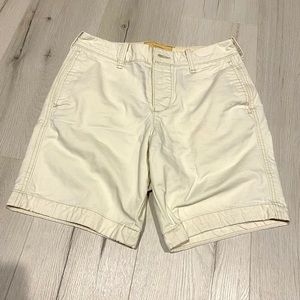 Hollister White Casual Shorts